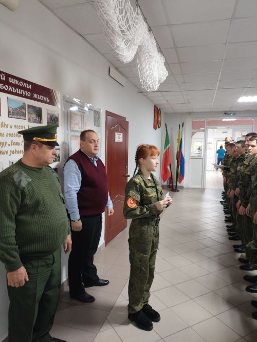 Золотым знаком отличия ГТО была отмечена ученица Болгарской кадетской школы-интерната Камилла Шакирова