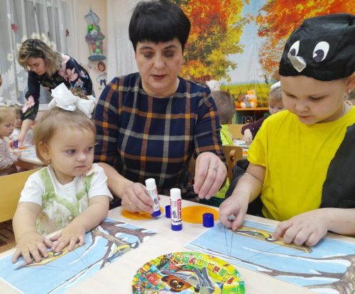 Малыши детского сада «Колосок» побывали в гостях у синички