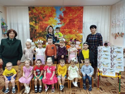 Малыши детского сада «Колосок» побывали в гостях у синички
