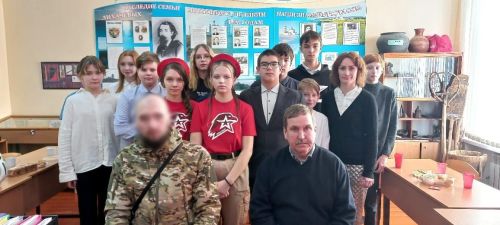 Участник СВО встретился со школьниками Спасского района