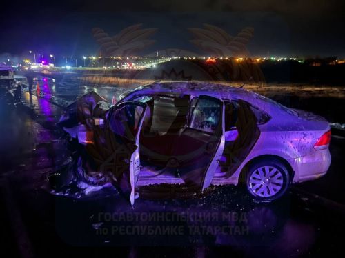 Из-за выезда на встречку на дорогах Татарстана за сутки произошли две смертельные аварии