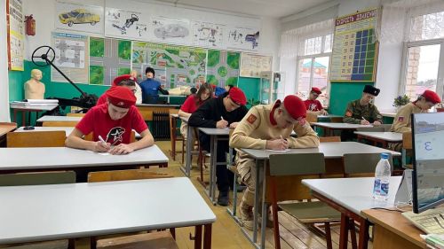 В Болгаре определили лучший юнармейский отряд района