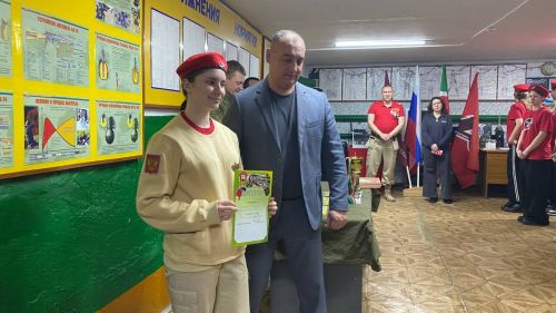 В Болгаре определили лучший юнармейский отряд района