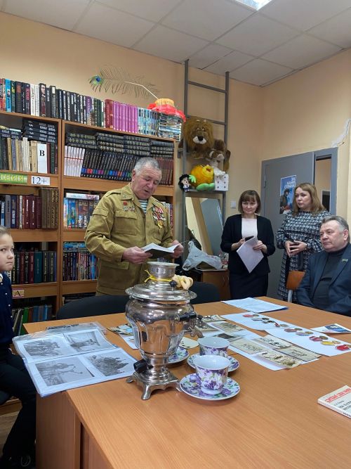 В Иж-Борискино состоялась встреча с ветераном афганской войны