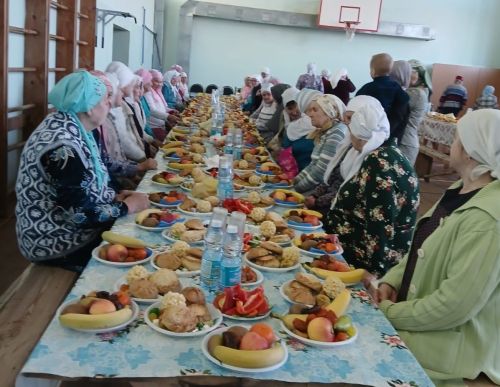 В селе Иске Рязап Спасского района прошел традиционный ифтар
