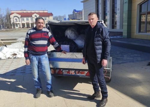 Партия гуманитарной помощи отправилась из Спасского района РТ в зону СВО