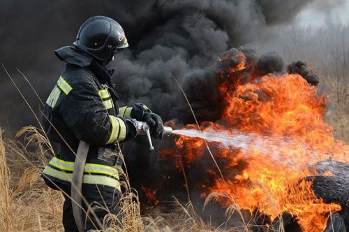 В Спасском районе растёт количество возгораний сухой травы