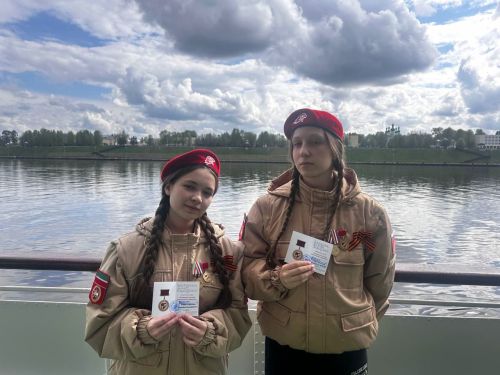 Юнармейцы Спасского района получили награды за активное участие в волонтерском движении