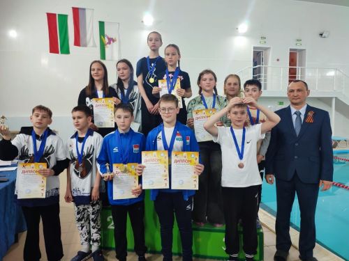 Юные пловцы Спасского района взяли бронзу на Межрайонном Первенстве