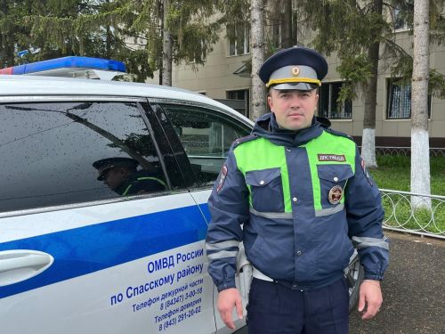 ИО главного госавтоинспектора Спасского района обратился к жителям