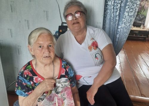 В Танкеевке поздравили с Юбилеем Великой Победы детей войны и старейшин села