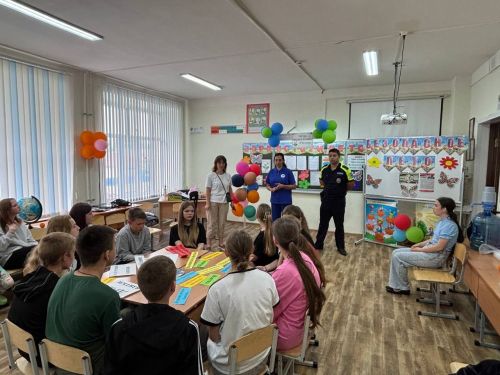 Спасские госавтоинспекторы провели урок безопасности в детском лагере