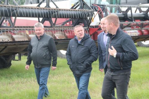 В Спасском районе прошёл парад комбайнов