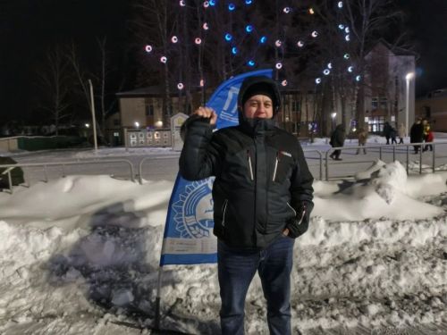 Жители Болгара сдавали нормы ГТО на новогоднем празднике