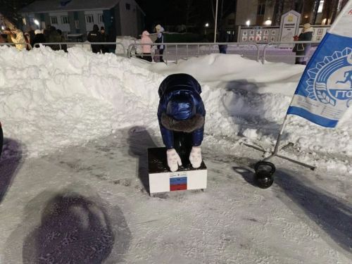 Жители Болгара сдавали нормы ГТО на новогоднем празднике
