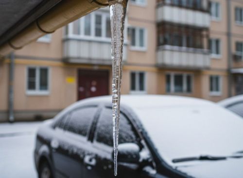 Кто ответит, если сосулька упала на машину или прохожего?