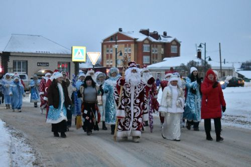 В Болгаре прошёл парад Дедов Морозов