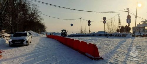 На Волге в Татарстане открылась вторая ледовая переправа протяжённостью более 3000 метров