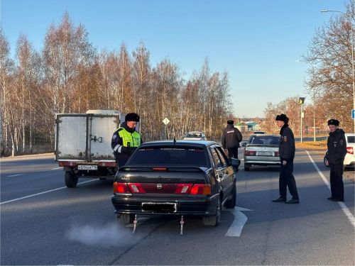 На выезде из Болгара прошёл рейд «Нетрезвый водитель»