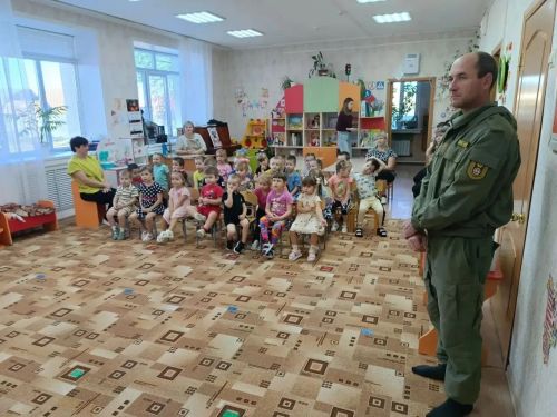 Сотрудники заказника «Спасский» побывали в гостях у дошколят