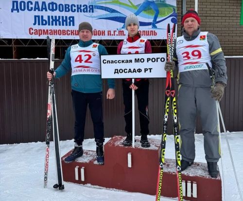 Спасский район стал серебряным призёром «ДОСААФовской лыжни-2026» в Сармановском районе