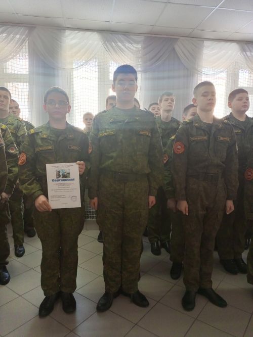 В кадетской школе Болгара наградили лучших учеников