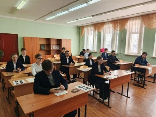 Будущие выпускники Спасского района опробовали систему ЕГЭ на всероссийской тренировке