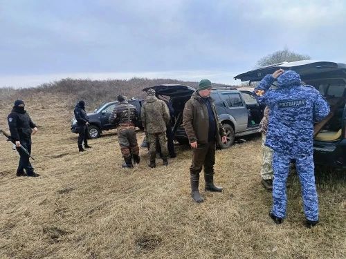 В Спасском районе прошёл совместный рейд по контролю правил охоты