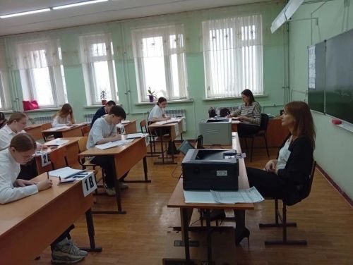 Девятиклассники Спасского района  написали тренировочный ОГЭ по русскому языку