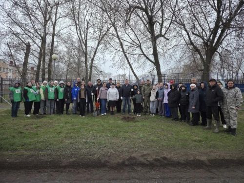 В Болгаре высадили деревья в память о жертвах Чернобыльской катастрофы