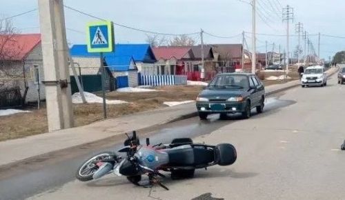 В Болгаре произошло ДТП с мопедом