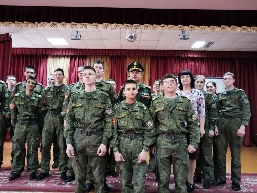 Военный комиссар встретился со школьниками Спасского района