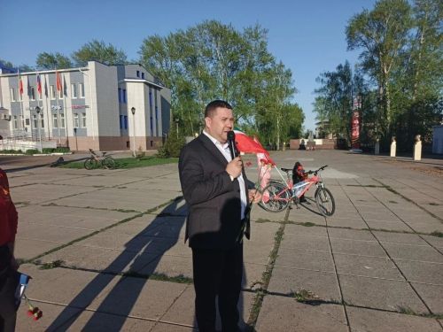 В Болгаре прошёл велопробег в честь Дня Победы