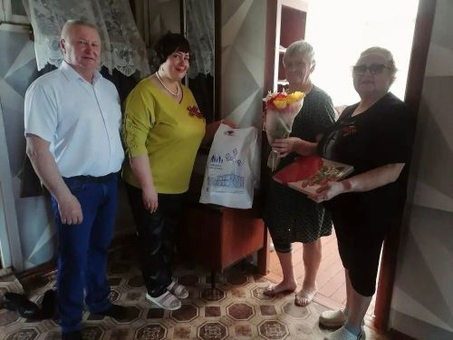 В преддверии 9 Мая в  Балымерах Спасского района поздравили детей войны и тружеников тыла