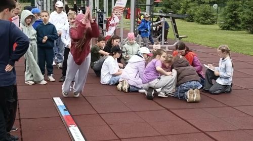 Ребята из пришкольного лагеря в Болгаре сдали нормативы ГТО