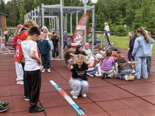 Ребята из пришкольного лагеря в Болгаре сдали нормативы ГТО