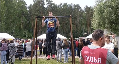 На Сабантуе в Болгаре прошли соревнования по троеборью ГТО