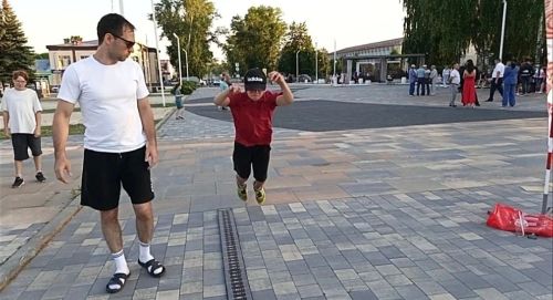 В День семьи в Болгаре работала мобильная площадка ГТО