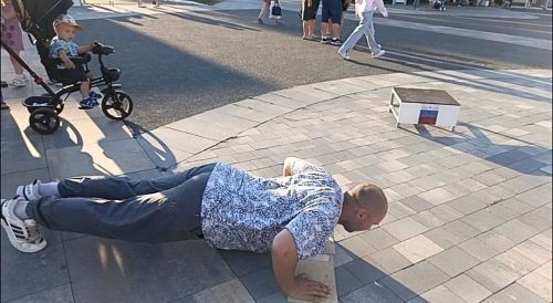 В День семьи в Болгаре работала мобильная площадка ГТО