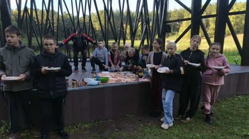Школьники Спасского района сходили в поход на озеро Рабиги