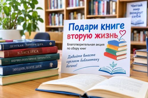 В первой школе Болгара проходит акция «Подари книге вторую жизнь»