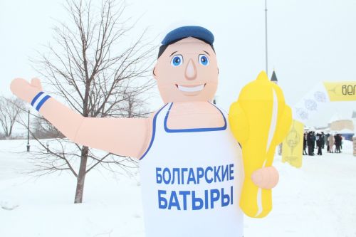 На территории Болгарского музея-заповедника прошёл спортивно-исторический фестиваль «Зимние игры — Болгарские батыры»