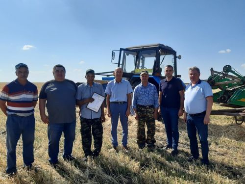 В Спасском районе наградили лучших комбайнёров