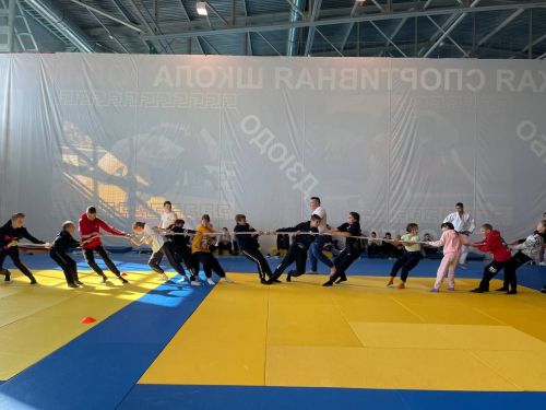 Праздник дзюдо для спасских школьников в Олимпе