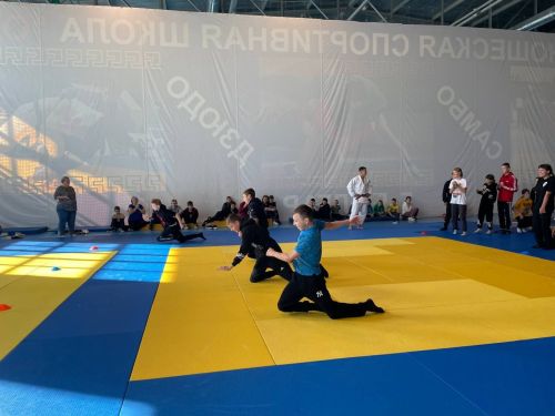 Праздник дзюдо для спасских школьников в Олимпе