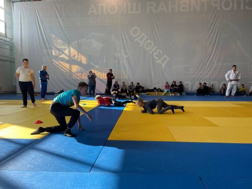 Праздник дзюдо для спасских школьников в Олимпе