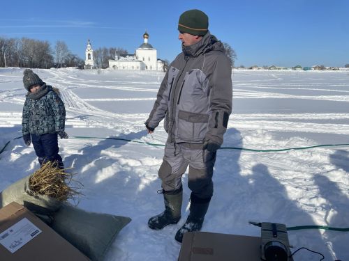 Глава Спасского района Фаргат Мухаметов принял участие в экологической акции "Рыбе - быть!"