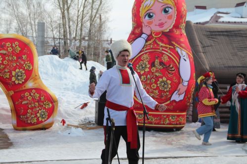 В Болгаре голосование на выборах Президента РФ совпало с празднованием Масленицы