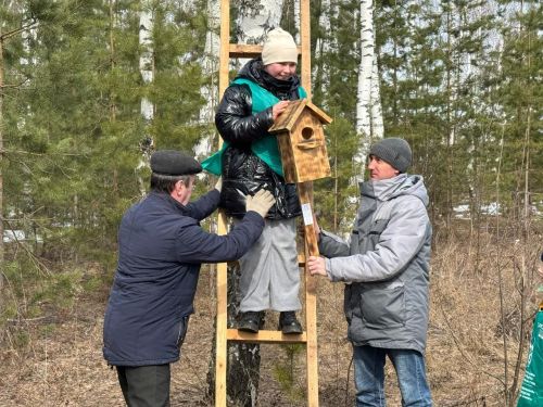 В Болгаре прошла акция "Не оставим без дворца ни пичужки, ни скворца"