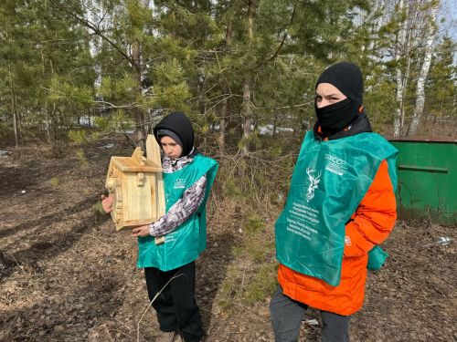 В Болгаре прошла акция "Не оставим без дворца ни пичужки, ни скворца"